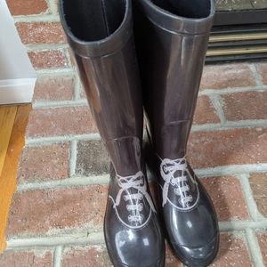 Marc Jacobs rain boots size 38 black